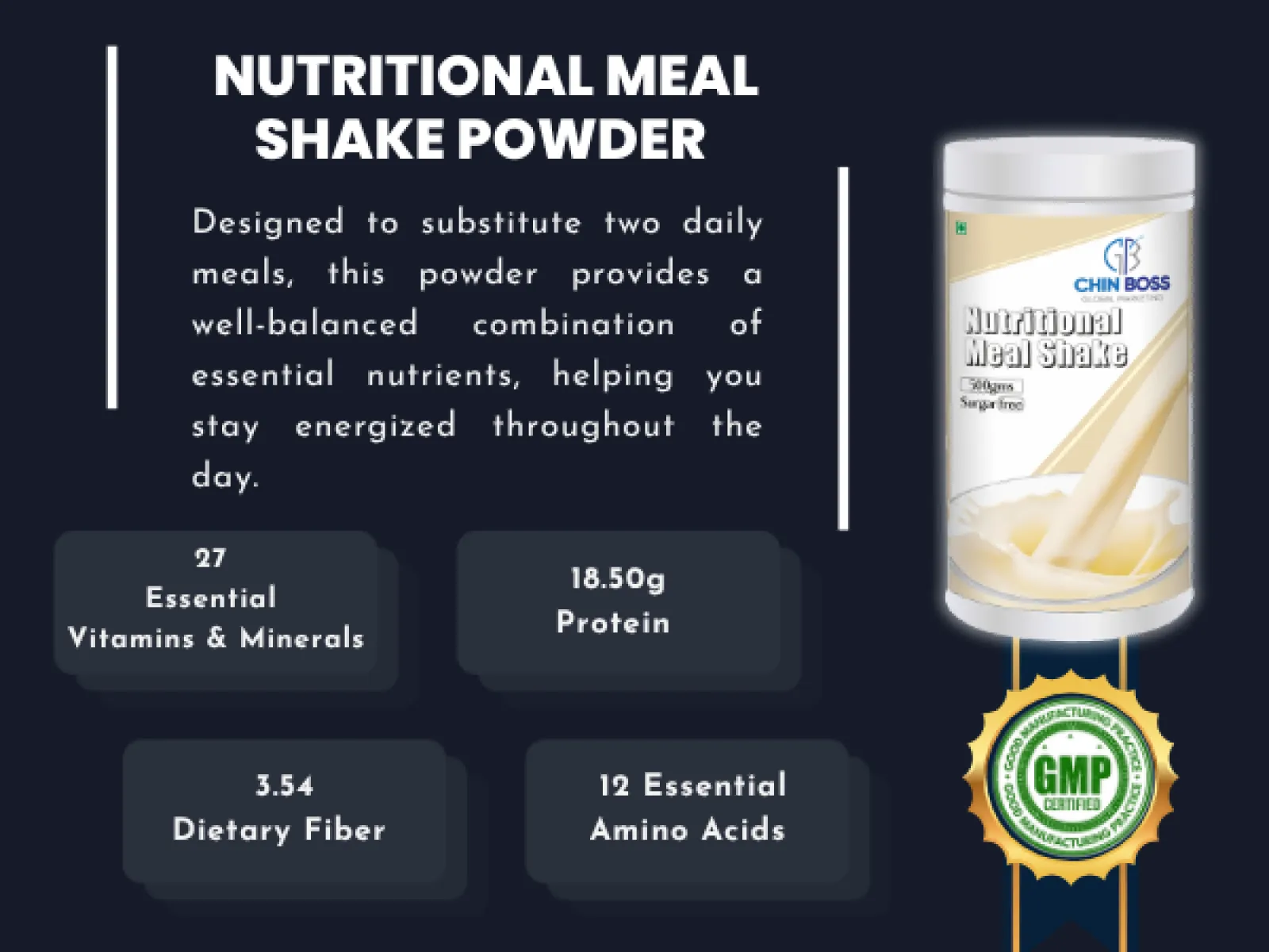 Nutritional Meal Shake 500mg - Thumbnail 4